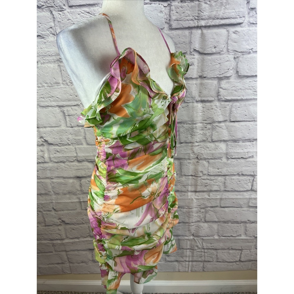Lost  And Wander NWT Coquette Romantic  Water Color Painterly Love Mini Dress - Picture 5 of 14